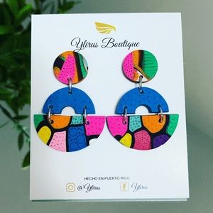 💙💛💚🧡New collection 💖Modern artisan earrings
